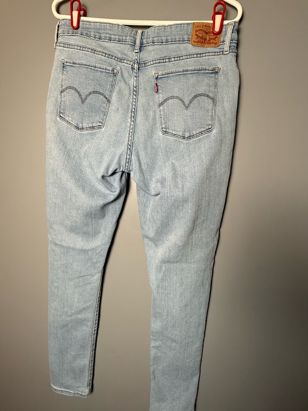 Levi's 711 Skinny Jeans Eternal Indigo - Light Wash Sz 32/32